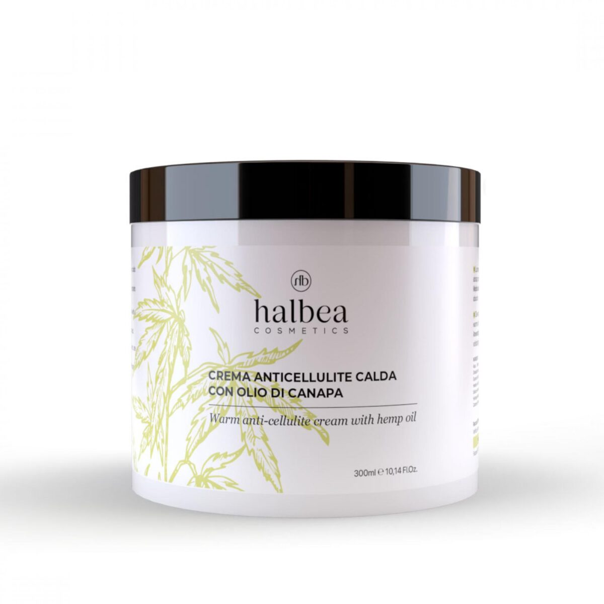 Crema Corporal efecto calor al aceite de cáñamo Halbea 300 ml