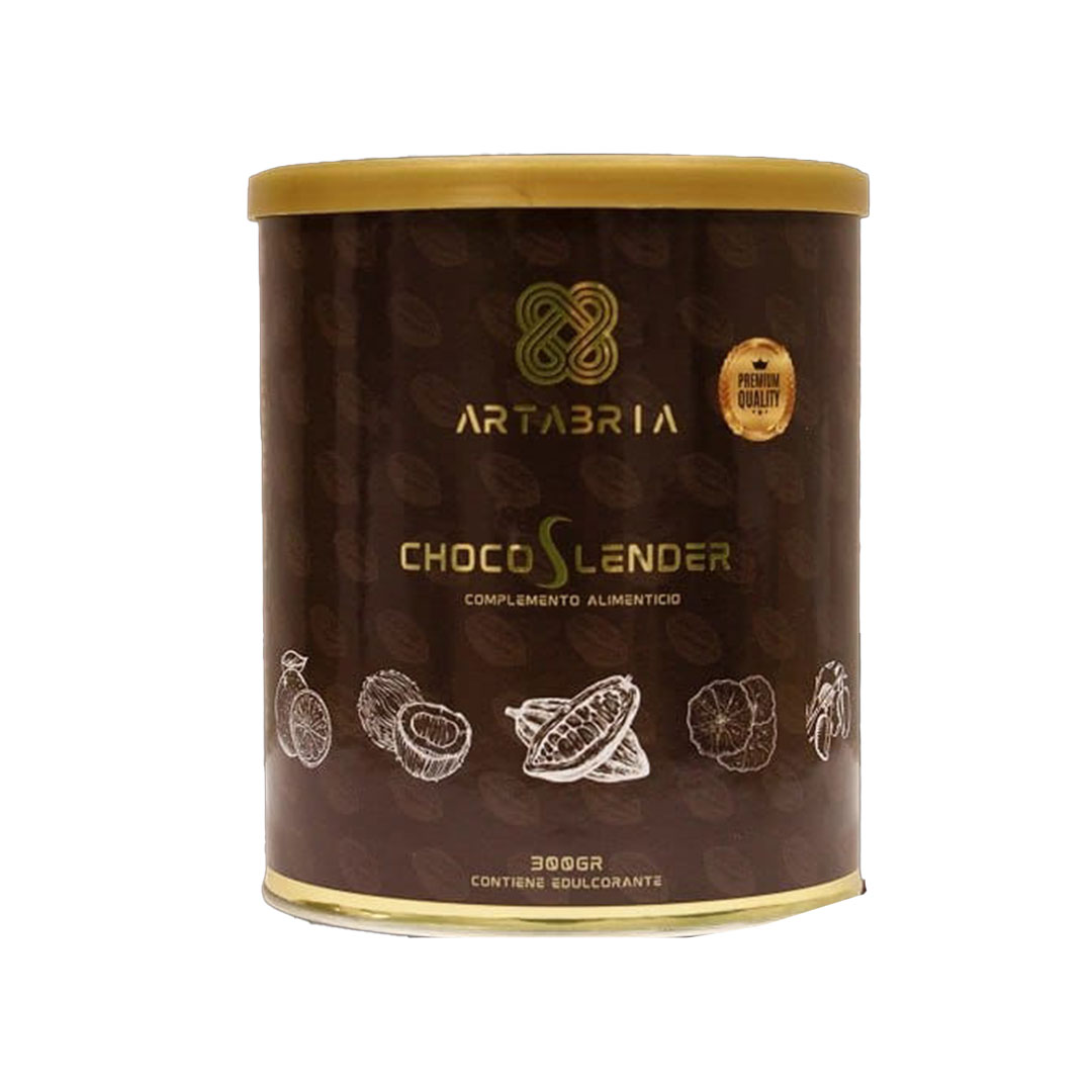ChocoSlender Artabria – Cacao instantáneo con MCT y extractos vegetales (300 g)